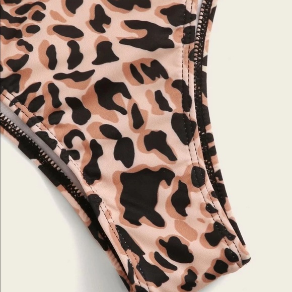 Leopard Bikini with High Waist Bottoms - Picture 6 of 6